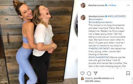 Drew Barrymore underwent an intensive weight loss routine with the help of her fitness trainer Marnie Alton.